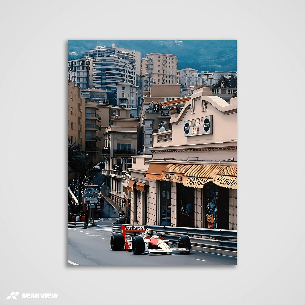 Vintage Monaco Grand Prix XIX - Art Print