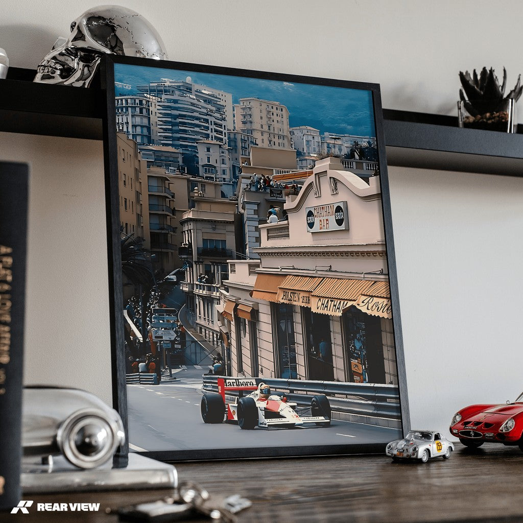 Vintage Monaco Grand Prix XIX - Art Print