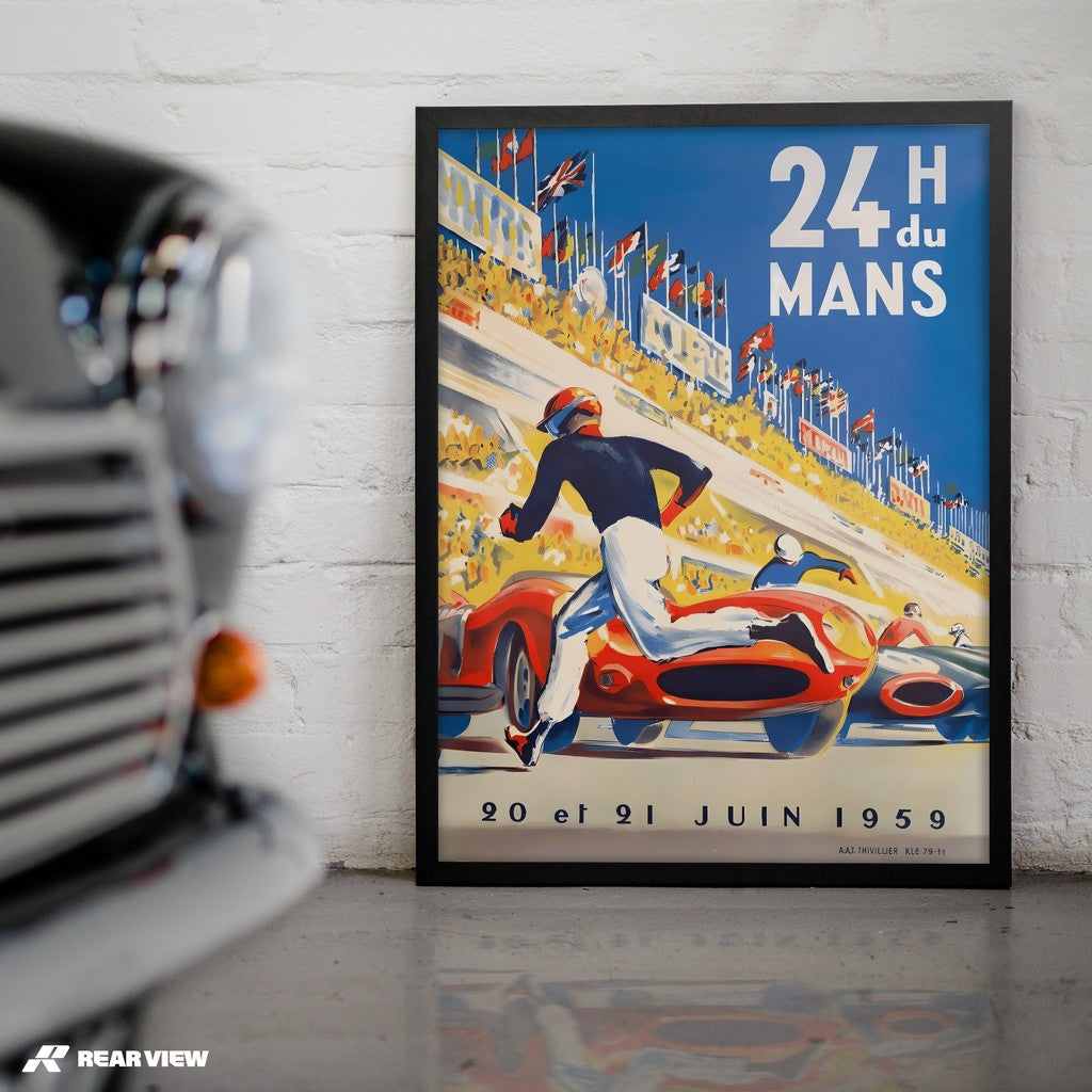 Racer’s Rush - 1959 Art Print