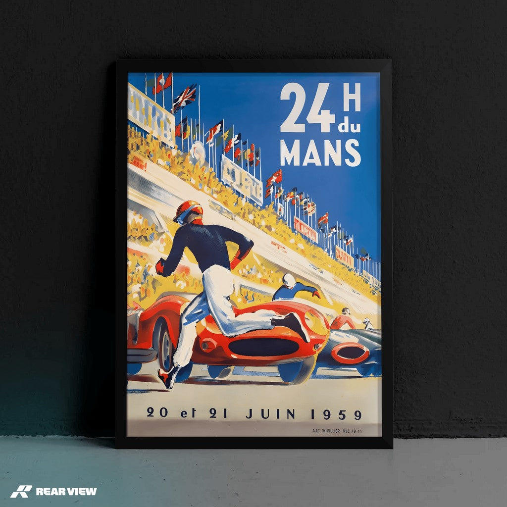 Racer’s Rush - 1959 Art Print