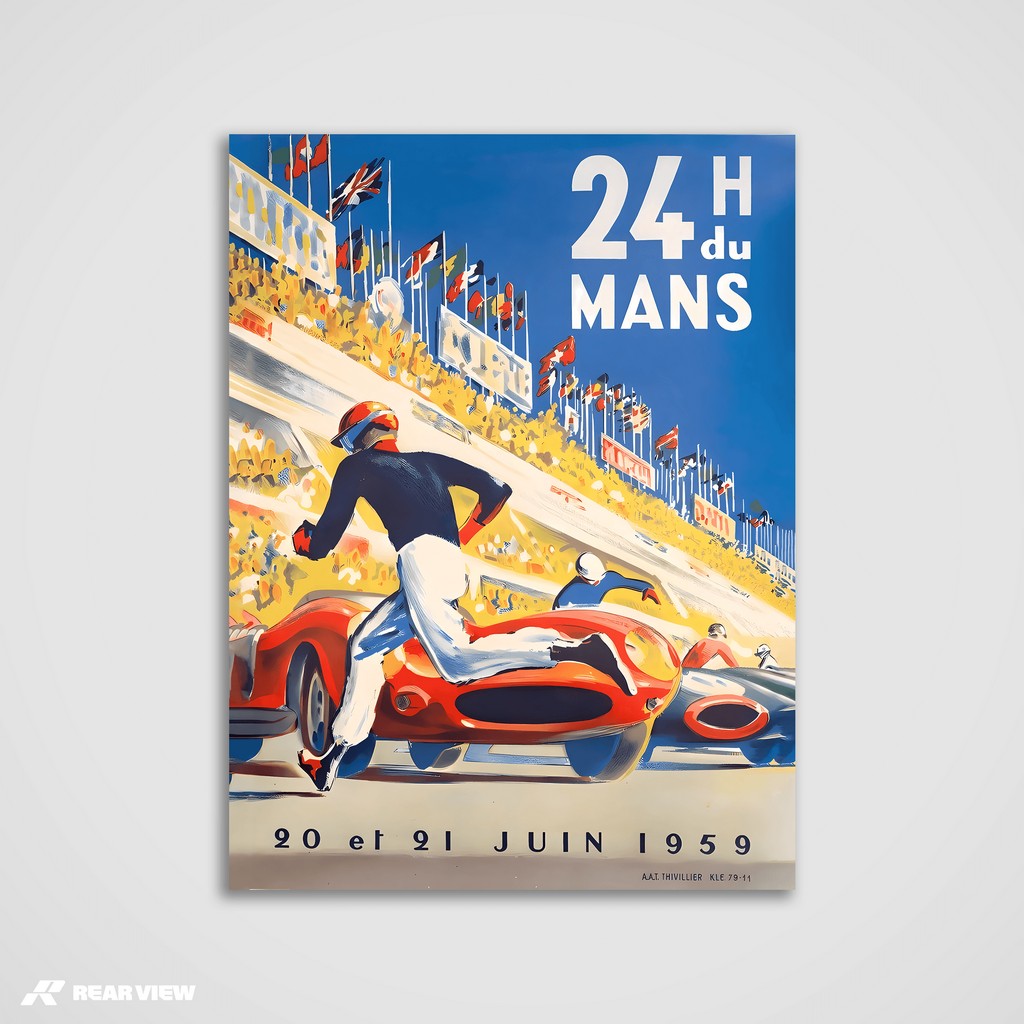 Racer’s Rush - 1959 Art Print