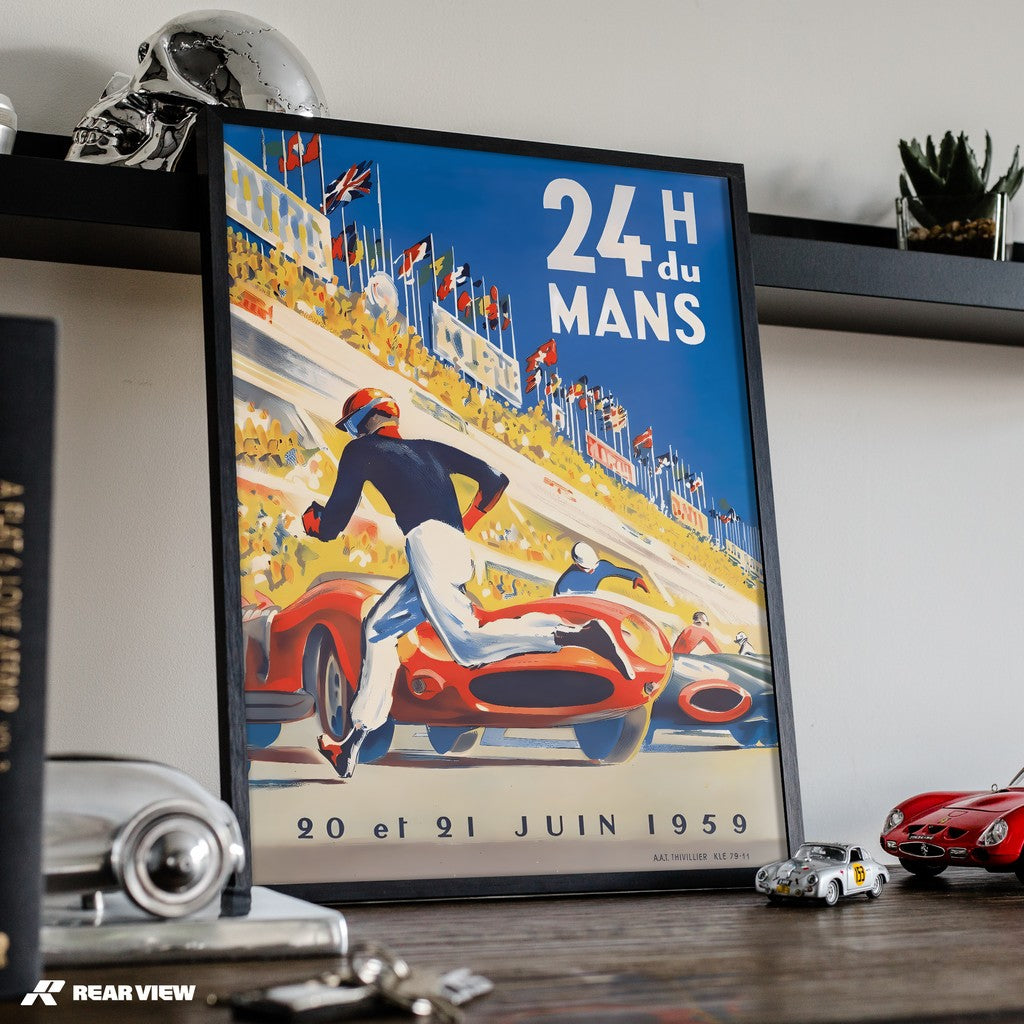 Racer’s Rush - 1959 Art Print