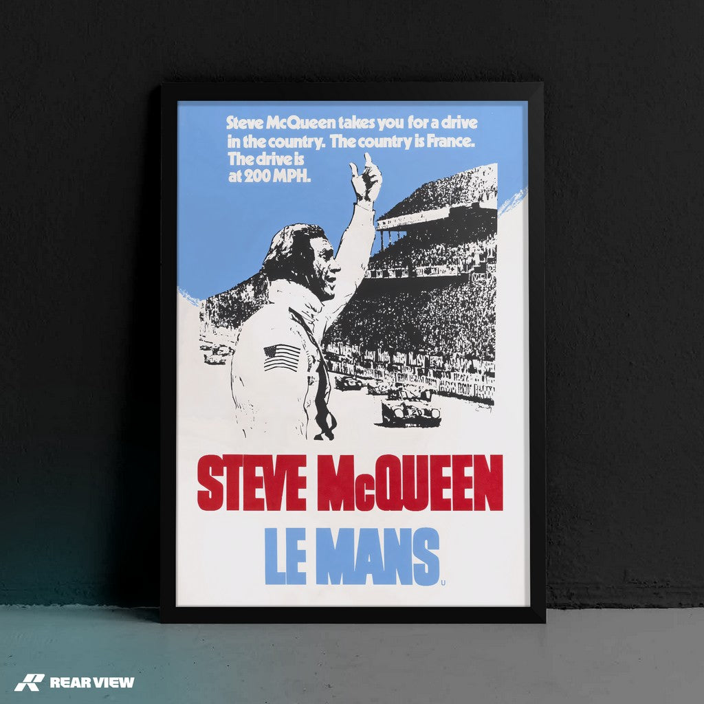 Le Mans Legend - McQueen Art Print