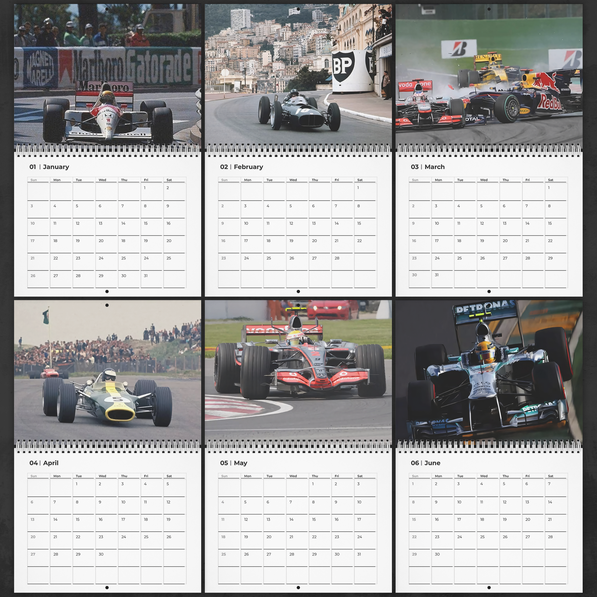 Vintage_F1_2025_Wall_Calendar_Pages_1-6_-_Small_Mockup.png