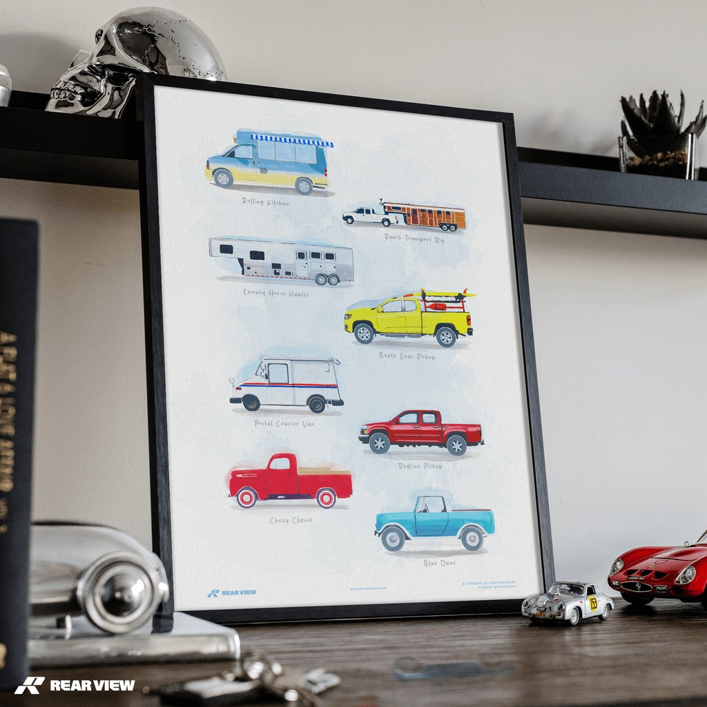 Haul Stars – Watercolour Art Print