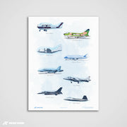 Sky Commanders – Watercolour Art Print