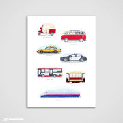 Street Pulse – Watercolour Art Print