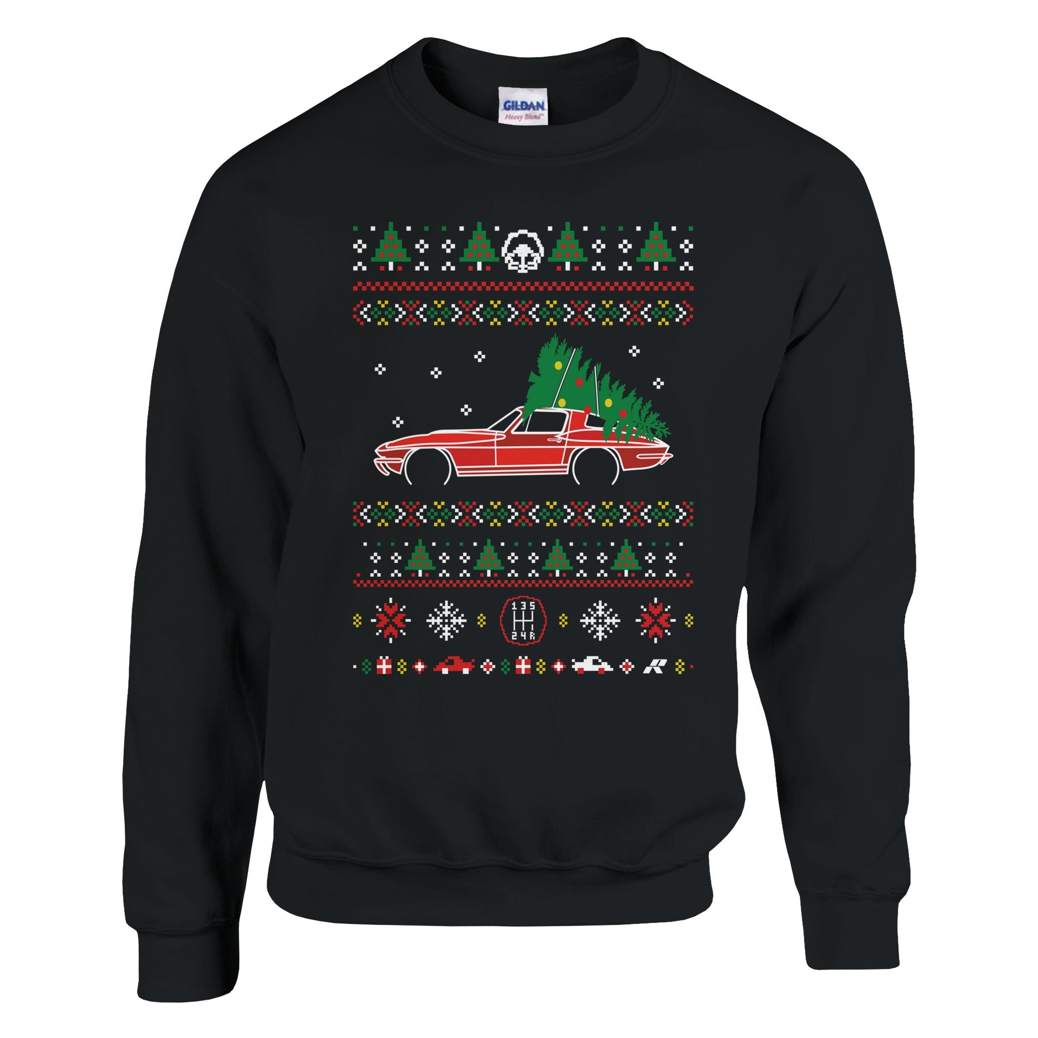 C3 Stingray Red Christmas Sweater