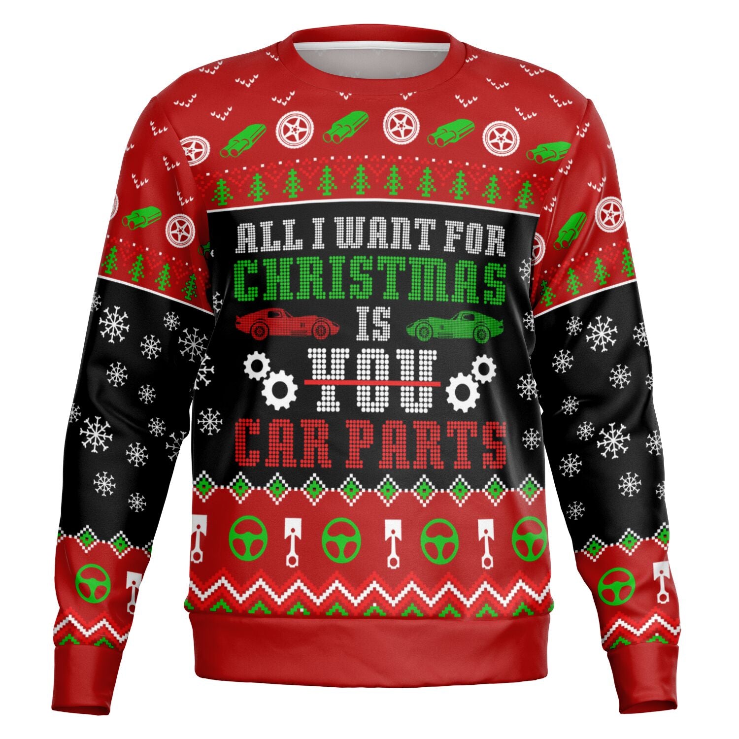 All I Want for Christmas is Car Parts - Christmas Sweater