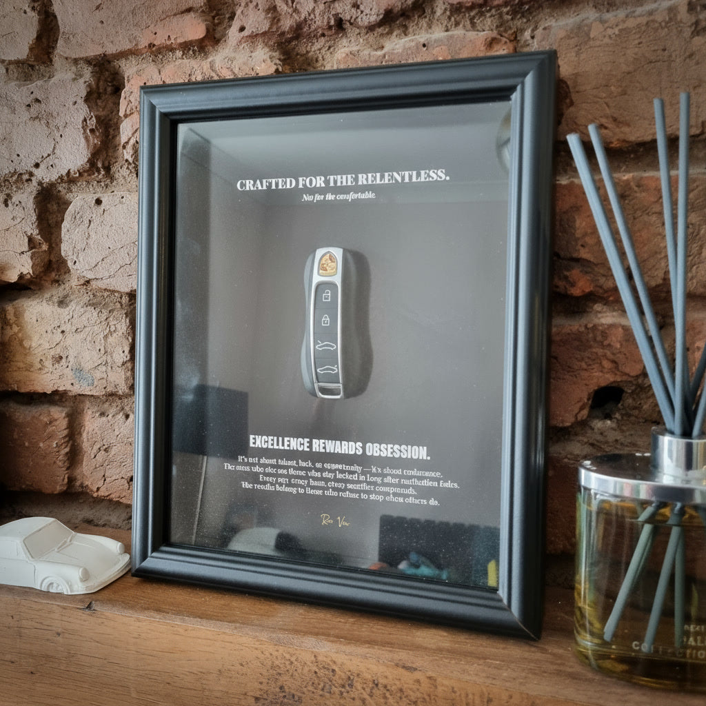 German Sports Car Key Art – Handcrafted Edition